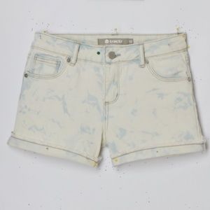 Tractr Girls Jean Shorts - Bleached - Size 10 - NEW